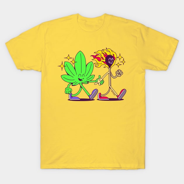 Grass Friendship T-Shirt by Franjos